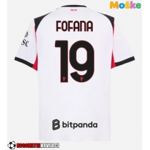 Moške Nogometnih dresov AC Milan Youssouf Fofana #19 Gostujoči 2025-26 Kratki rokavi